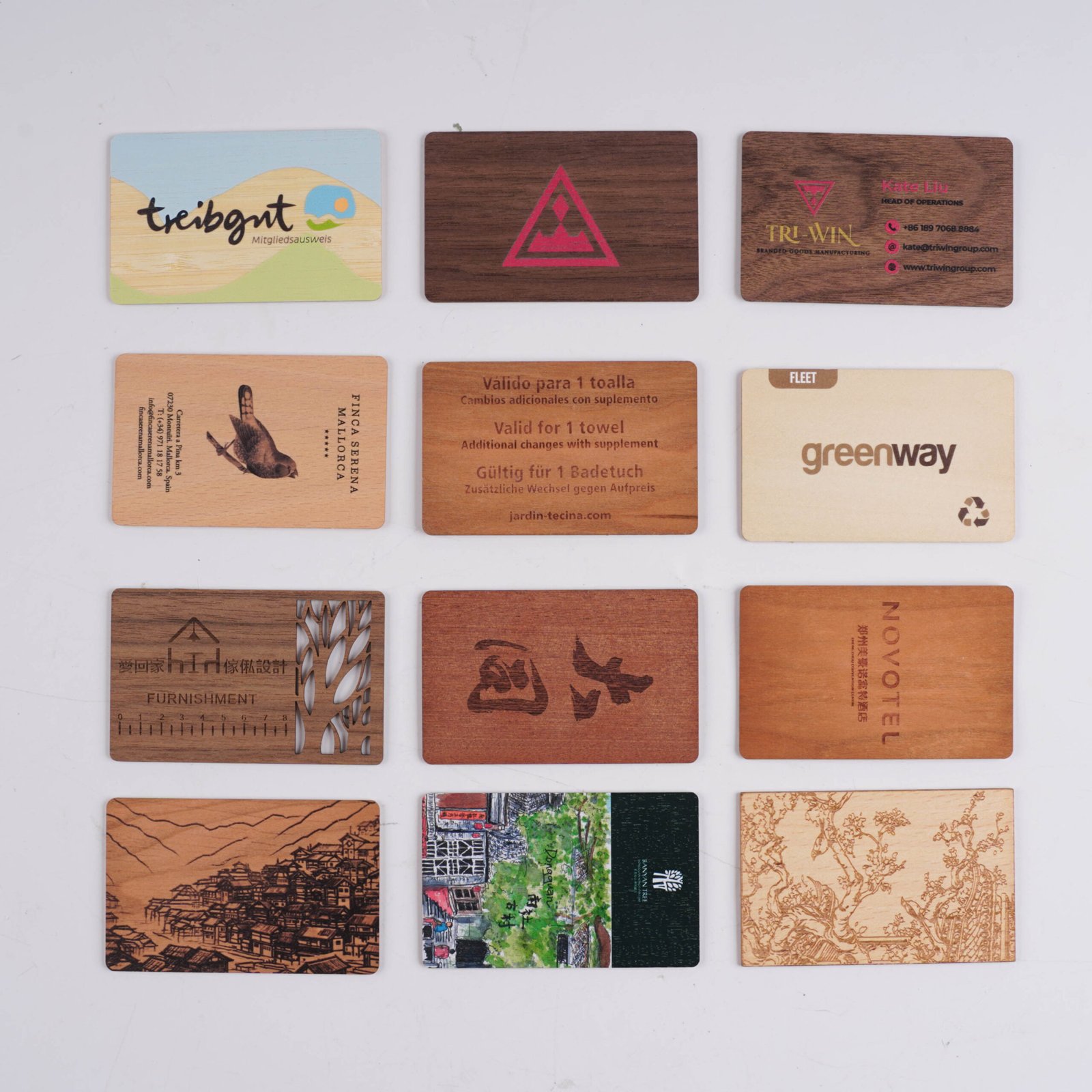 Eco-Friendly Wooden RFID Hotel Key Card - Image 3