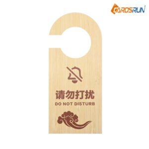 Custom Engraved Door Hanger Natural Wood Business Or Home Sign Door Decor Signage personalized Door Hanging